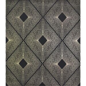 Geometric Black and Gold Wall Art